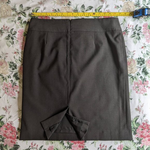 Anne Klein Pencil Skirt Grey size 10 - Picture 2 of 6